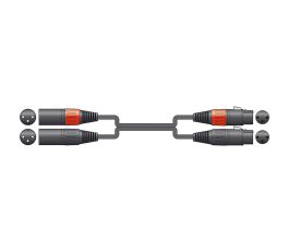 Citronic Classic Audio Leads 2 x XLR Female - 2 x XLR Male