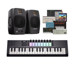 Novation Launchkey Mini 37 MK4 and Adam Audio D3V Bundle