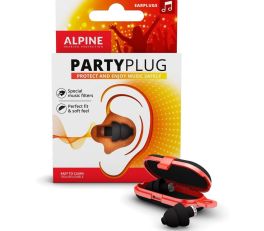 Alpine PartyPlug Earplugs with Special Music Filters (Black)