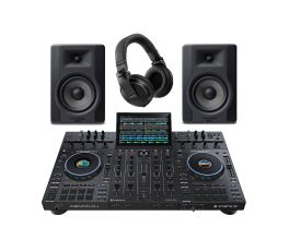 Denon DJ Prime 4+ BX8 and HDJ-X5 Package Deal