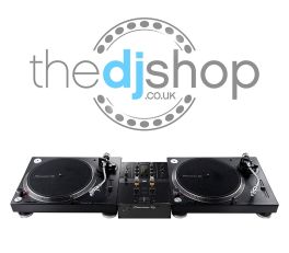 Pioneer PLX-500 Turntable and DJM-250Mk2 DJ Equipment Package