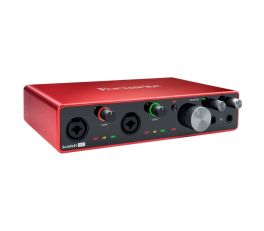 Focusrite Scarlett 8i6 (3rd Gen) USB Audio Interface Angled Right