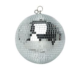 FXLab Silver Mirror Ball with Dual Hanging Points