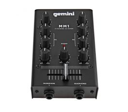 Gemini MM1 Two-Channel Compact Mixer top front image