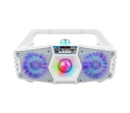 iDance Blaster 301 Rechargeable Karaoke Party System, White