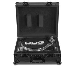 Multi-Format Turntable Case Black Open 1