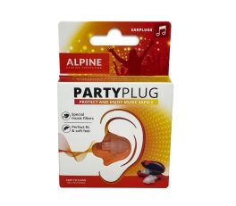 Alpine PartyPlug Earplugs with Special Music Filters (Translucent)