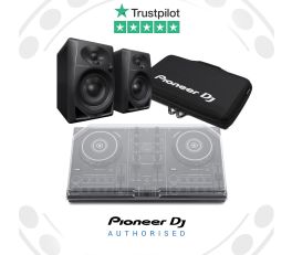 Pioneer DDJ-200, DM-40 Speakers, Decksaver and Carry Bag Package Deal