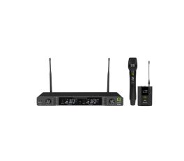 QWM 1970 HH BP
UHF Dual Channel Diversity Handheld/Beltpack Wireless System - 19" Rack Mountable