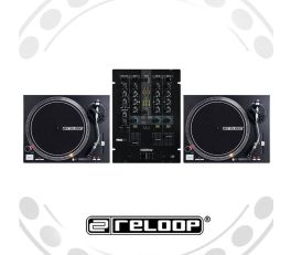 Reloop RP-4000Mk2 Turntable and RMX-33i Mixer DJ Equipment Package