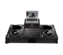 UDG Ultimate Flight Case Pioneer CDJ-3000/ 900NXS2 Black Plus (Laptop Shelf + Wheels)