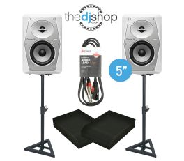 Pioneer VM-50 White Monitor Bundle 2