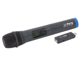 Party Light and Sound Wireless UHF Microphone System Front