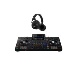 AlphaTheta XDJ-AZ DJ System and HDJ-F10 Headphone Bundle