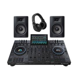 Denon DJ Prime 4+ BX5 and HDJ-X5 Package Deal