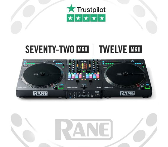 RANE Seventy-Two MK2 and Twelve MK2 Digital DJ Equipment Package