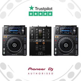 Pioneer DJ XDJ-1000MK2 and DJM-250Mk2 DJ Equipment Package