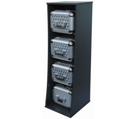 Vinyl Storage Unit Black