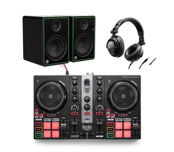 Hercules Inpulse 200 MK2, CR5-X and HDP DJ 45 DJ Bundle