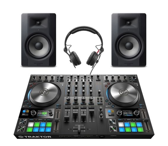 Native Instruments Traktor S4MK3 DJ Equipment Bundle