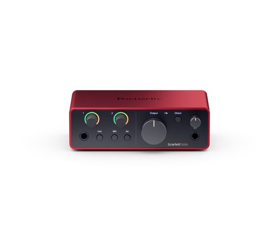 Focusrite Scarlett Solo 4th Gen USB Audio Interface main image