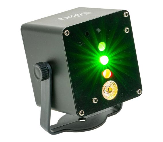 Ibiza Light TINYLED-LASRGB Battery-Powered 3W RGB LED & Laser Effect