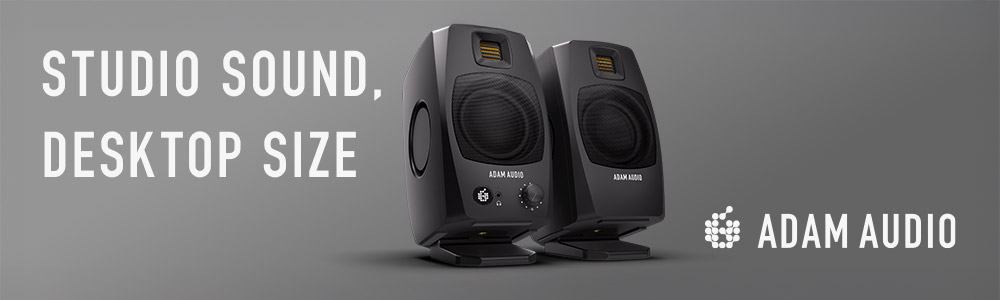 Adam Audio D3V Active Desktop Monitoring Speaker System - Black