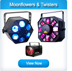LED Moonflowers and Twisters