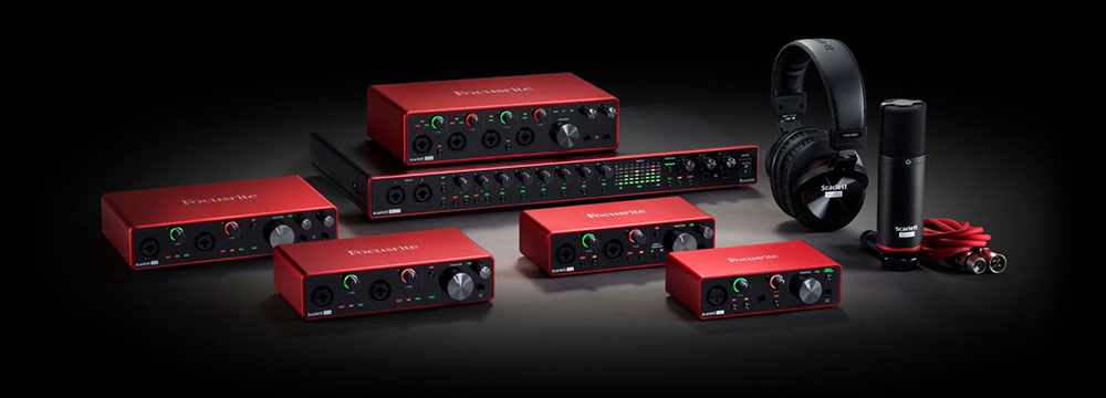 Focusrite Audio Interface Range